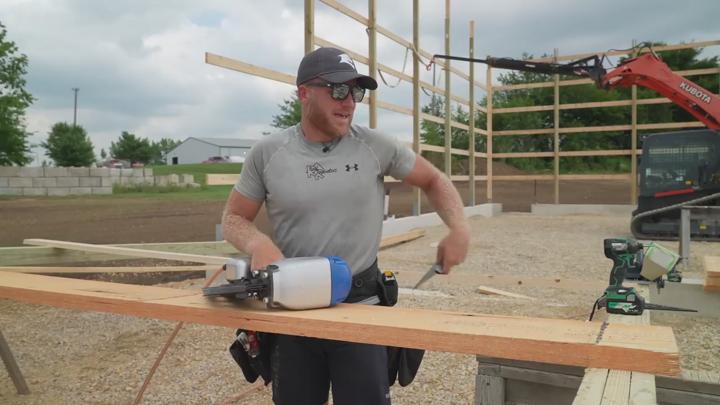 Building Strong OverHead Garage Door Headers- Farm Chains 3 비디오 썸네일 이미지