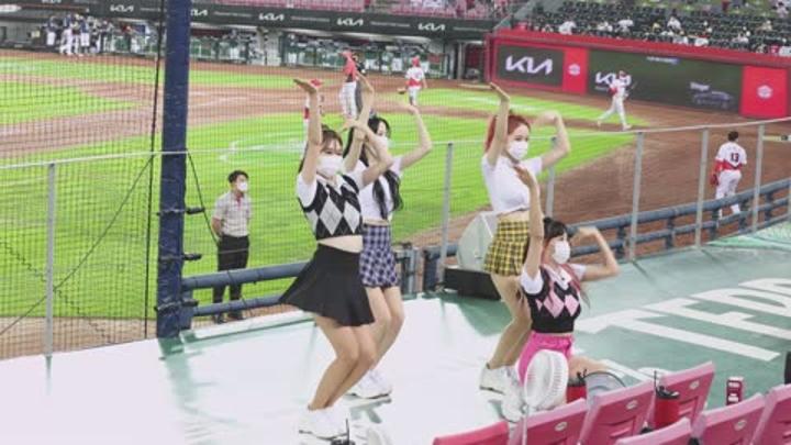 210911 치어리더 이다혜, 김한나, 임혜진, 유수아 직캠 비디오 썸네일 이미지