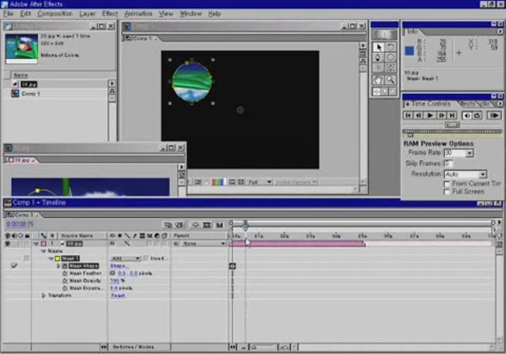 AfterEffects 31. 마스크 크기,회전, 모션블러 사용하기 비디오 썸네일 이미지