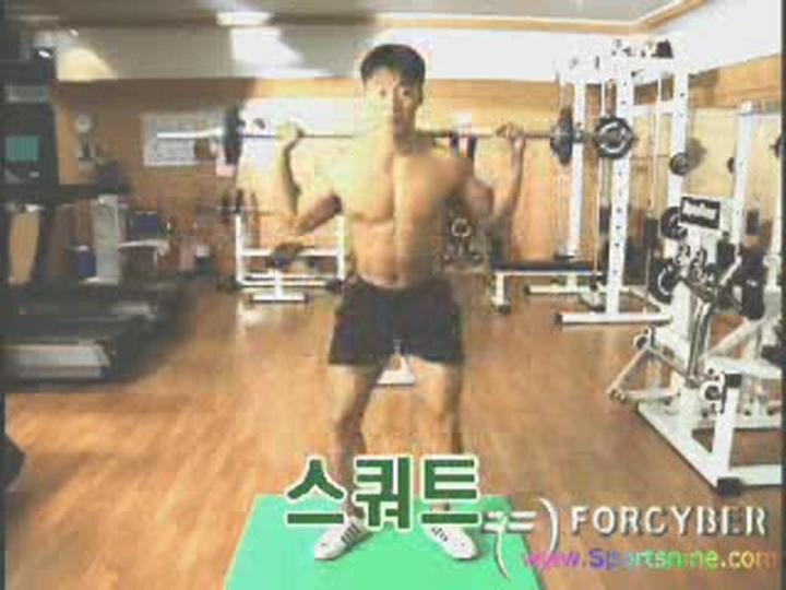 헬스_근육 운동법 하체 비디오 썸네일 이미지