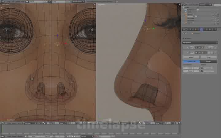 컴퓨터 그래픽-블랜드.02_09_Nose Detailing 비디오 썸네일 이미지