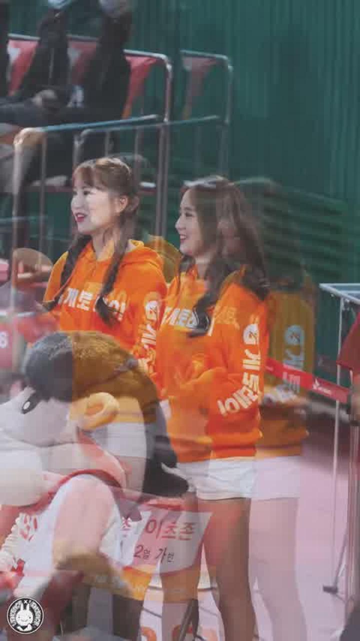 200201 치어리더 박은수 박소정 직캠 비디오 썸네일 이미지