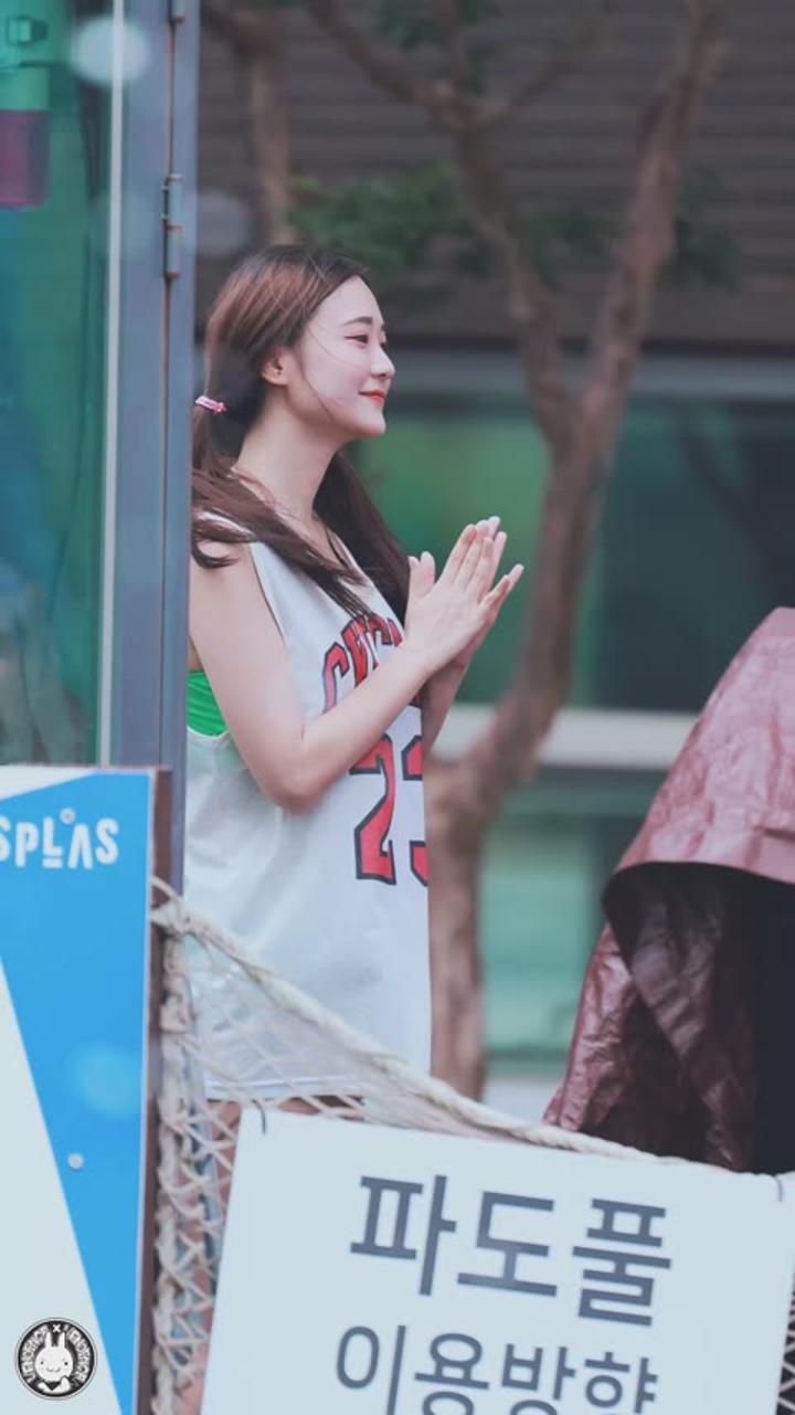 230809 치어리더 김다진 직캠 비디오 썸네일 이미지