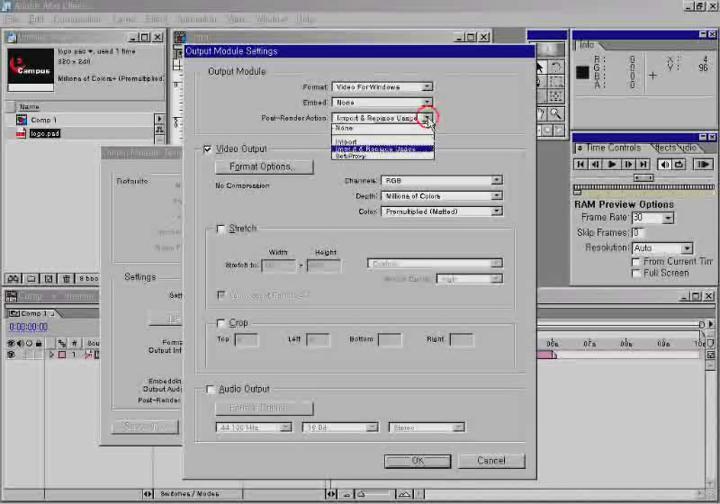 AfterEffects 55. 출력 모드 설정하기 비디오 썸네일 이미지
