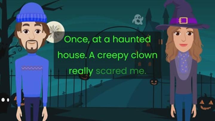 English Conversation Practice, Typical Halloween Dialogues 영어해설 비디오 썸네일 이미지