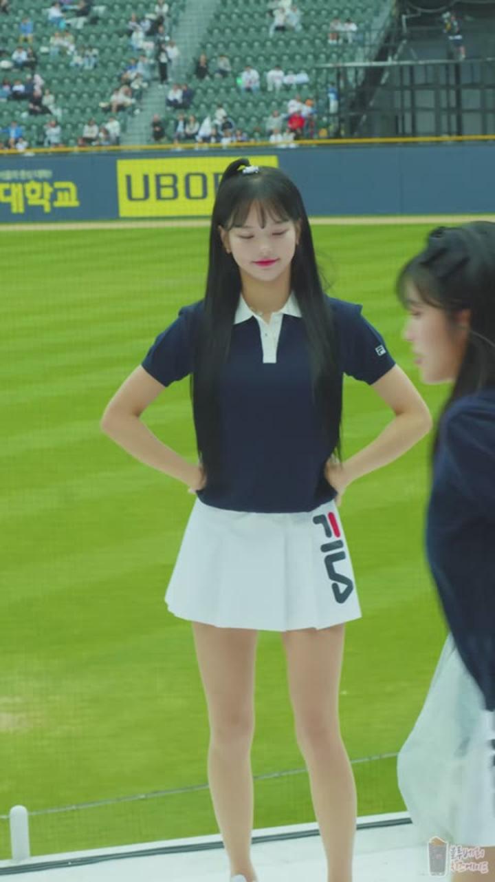 박하정 치어리더 직캠 비디오 썸네일 이미지