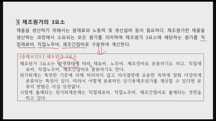 전산세무 2급 이론.05_원가회계_제조원가의 3요소 비디오 썸네일 이미지