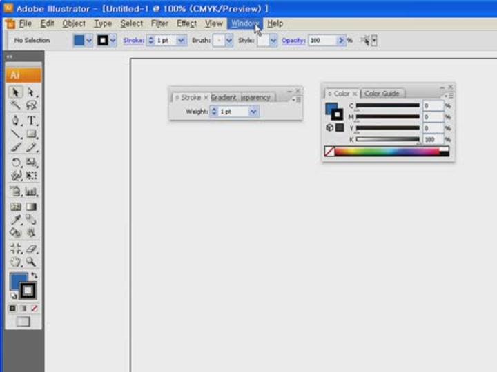 일러스트 강좌 CS3.12_스트로크_색상_패널_알아보기 비디오 썸네일 이미지