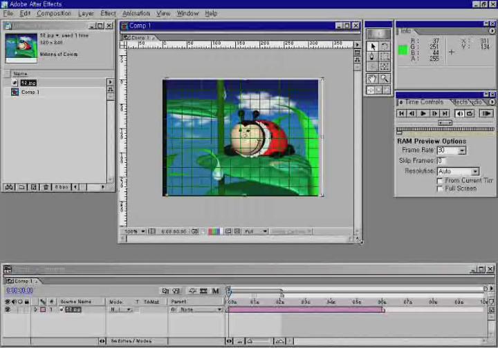 AfterEffects 53. 그밖에 유용한 메뉴 [3] - Animation,View,Window 비디오 썸네일 이미지
