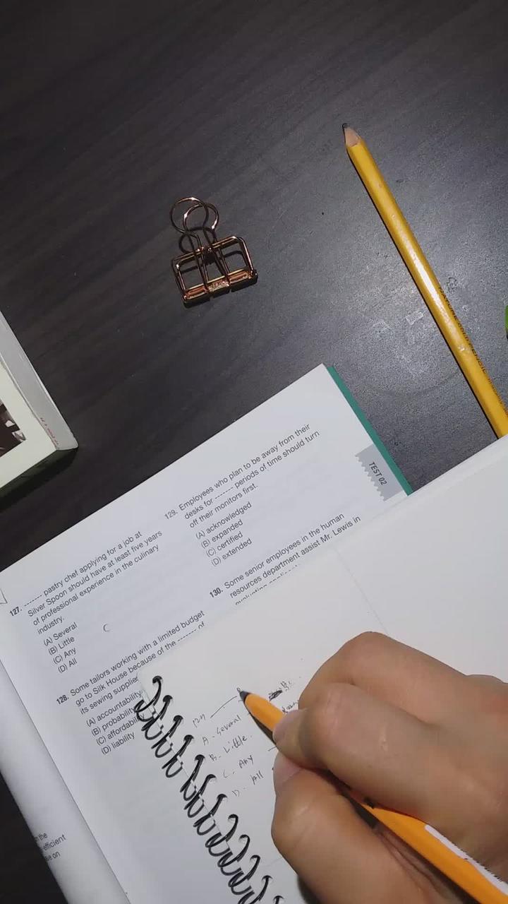 토익 파트5 문제풀이 오답 노트 정리 방법 비디오 썸네일 이미지