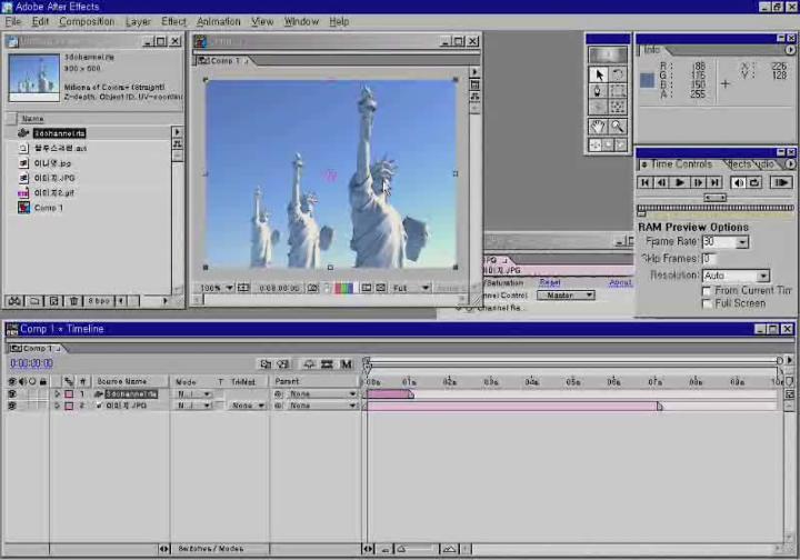 AfterEffects 27. Effect 살펴보기 [1] 비디오 썸네일 이미지