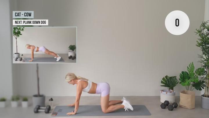 30 MIN INTENSE EMOM HIIT WORKOUT - With Weights - Full Body Workout + 3 MIN CHALLENGE! 비디오 썸네일 이미지