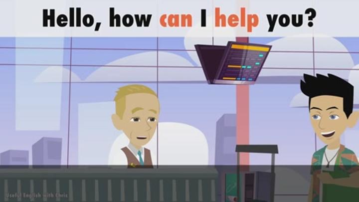 Learn English - Check In at the Airport - Basic English Dialogue with Subtitles 비디오 썸네일 이미지