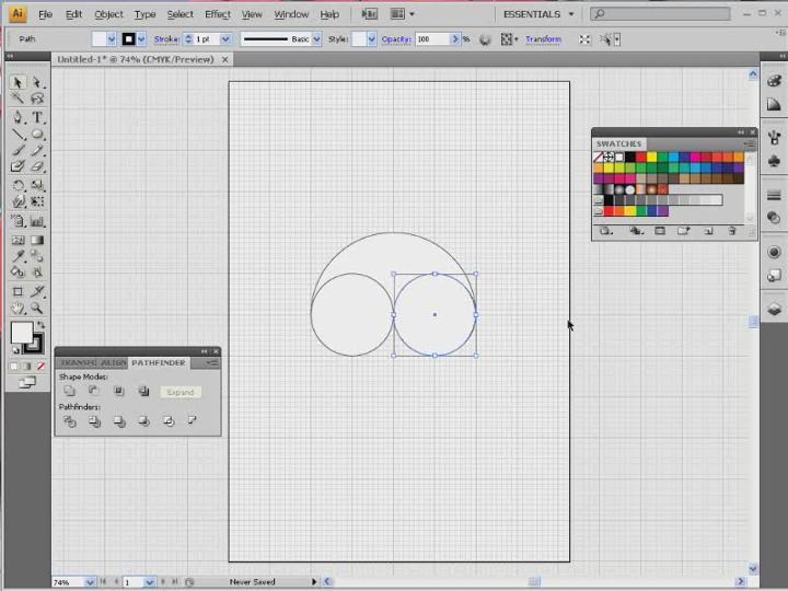 일러스트 강좌 CS4.18_기초_파스파인더_태극마크_오륜마크_그리기 비디오 썸네일 이미지