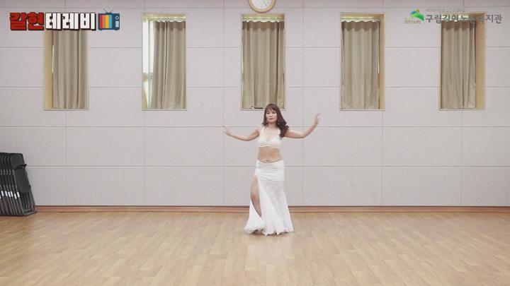 시니어밸리댄스 16강 - 드럼음악에 맞춘 밸리 안무(3) 비디오 썸네일 이미지