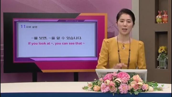 나는 50문장으로 영어회의 한다._발표자 소개.발표 시작.자료 설명 비디오 썸네일 이미지