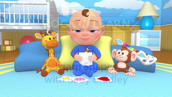 스페인어 공부_Learn Shapes with Baby Bradley 비디오 썸네일 이미지