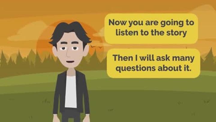 Listen and Speak English Story For Simple Present Tense 비디오 썸네일 이미지