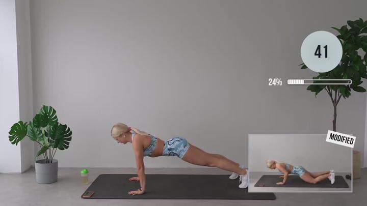 전신운동.32_40 MIN HIIT + ABS BURN Workout - Burn Calories and Have Fun, No Repeat, No Equipment 비디오 썸네일 이미지