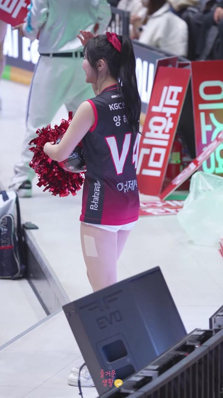 양혜빈 치어리더 직캠 비디오 썸네일 이미지