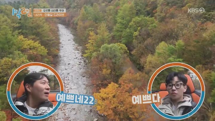 1박2일 시즌4.E148(스스로 추(秋)리 여행 3탄, 강원도 오대산 오르락(樂) 내리락(樂) 투어 1탄).221023.720p.mp4 비디오 썸네일 이미지