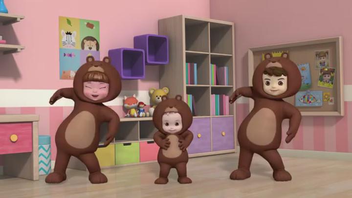 콩순이 율동송 곰세마리 비디오 썸네일 이미지