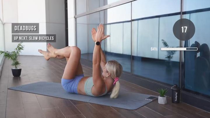 전신운동.42_12 MIN ABS OF STEEL WORKOUT - Abs & Core, No Repeat Exercises 비디오 썸네일 이미지