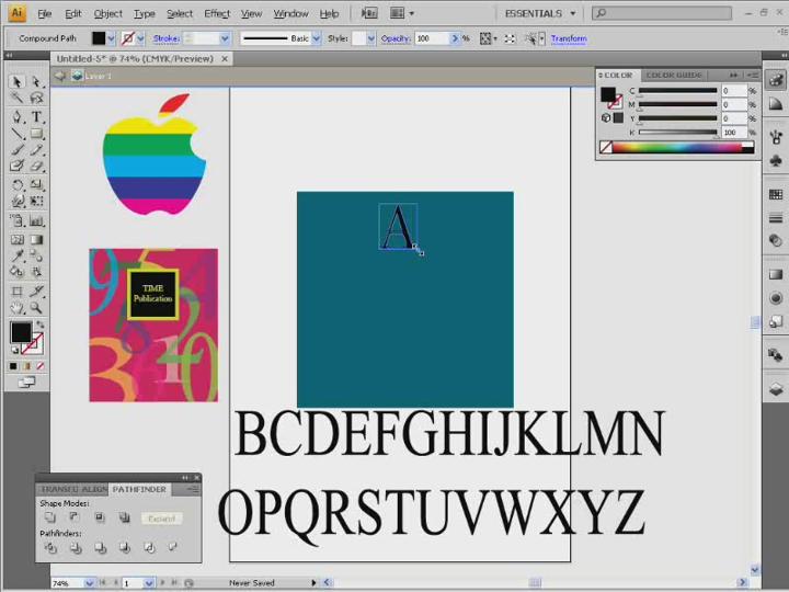 일러스트 강좌 CS4.07_고급_마스크_활용하기 비디오 썸네일 이미지