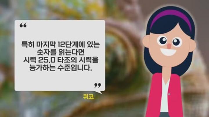 숫자 3개가 모두 보인다면 당신의 눈은 상위 2% 특별한 눈입니다. 시력테스트 비디오 썸네일 이미지
