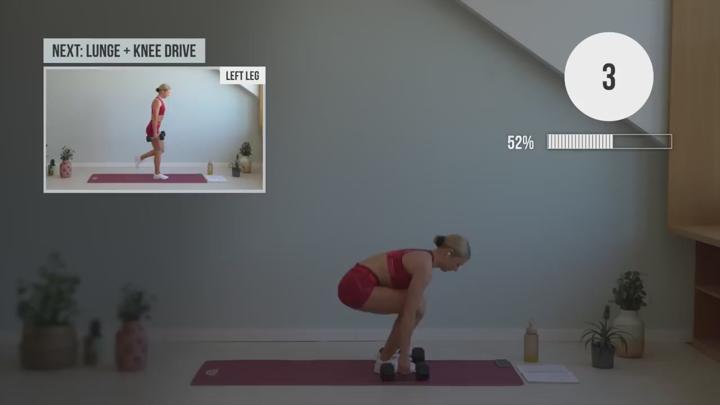 전신운동.27_35 MIN FULL BODY HIIT AND STRENGTH Workout - With Weights 비디오 썸네일 이미지