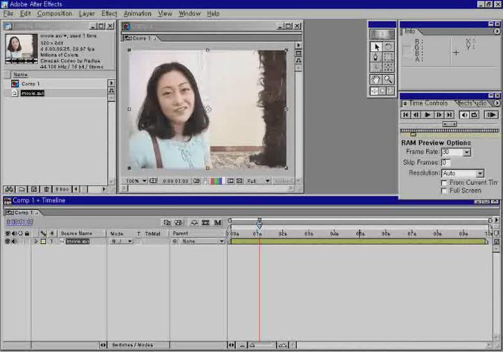 AfterEffects 41. 일러스트,포토샵의 마스크 불러오기 비디오 썸네일 이미지