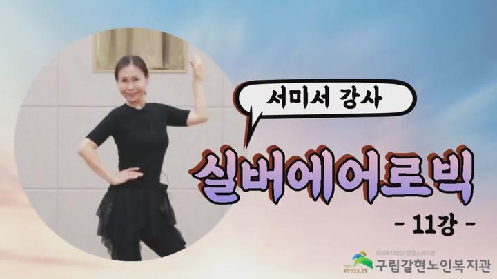 실버에어로빅 11강 - 대찬인생(음악맞추기) 비디오 썸네일 이미지