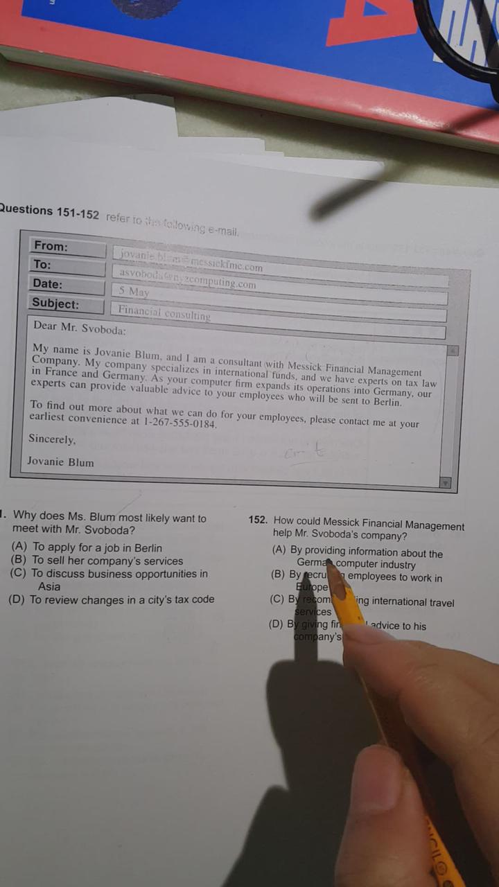 토익 파트7 _ 짧은 E-mail business 지문 문제 풀이1 비디오 썸네일 이미지