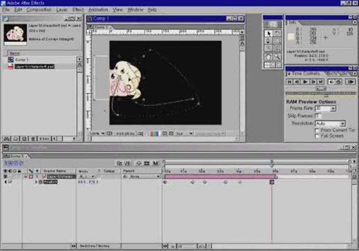 AfterEffects 56. 불규칙한 속도를 일정한 속도로 만들기 비디오 썸네일 이미지
