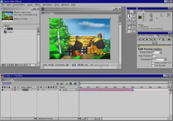 AfterEffects 49. 덩치큰 소스를 작게 사용하기 비디오 썸네일 이미지