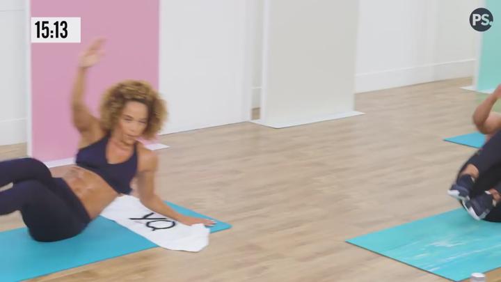 타바타 운동_45-Minute Calorie-Burning Ab-Blast Workout With The Hollywood Trainer Jeanette Jenkins 비디오 썸네일 이미지