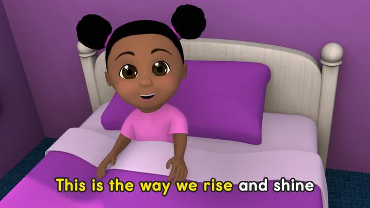 키드 영어_This is the Way - Here We Go Around the Mulberry Bush - Song for Kids With Lyrics 비디오 썸네일 이미지
